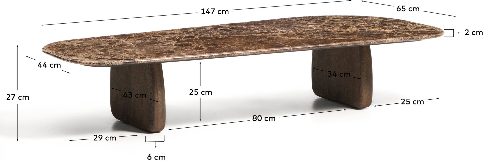 Kave Home   Pirita Salontafel