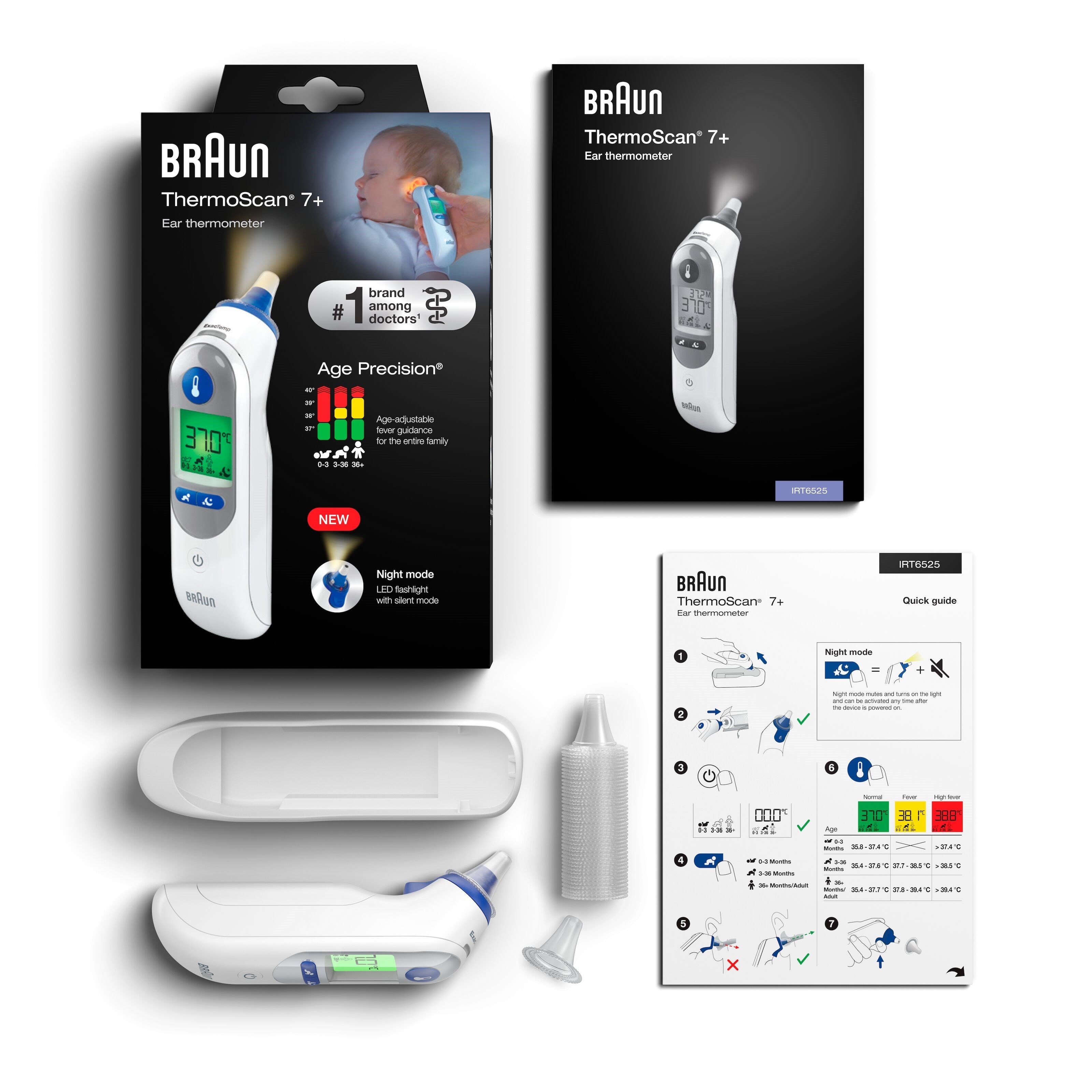Braun Thermoscan 7+ Øretermometer