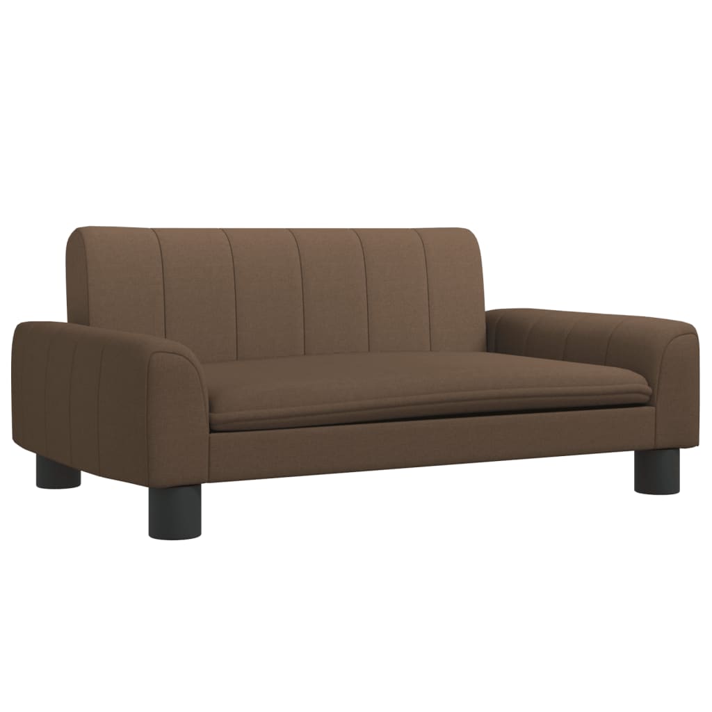 Cama para cães vidaXL em tecido marrom, 70x45x30 cm