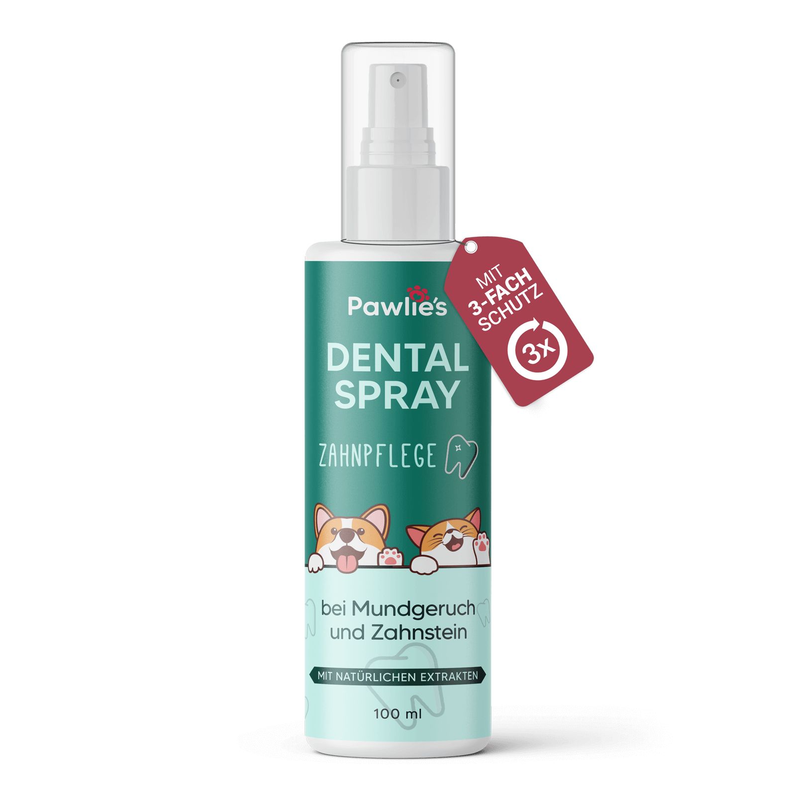 Pawlie's Dentalspray zur Zahnpflege bei Hunden
