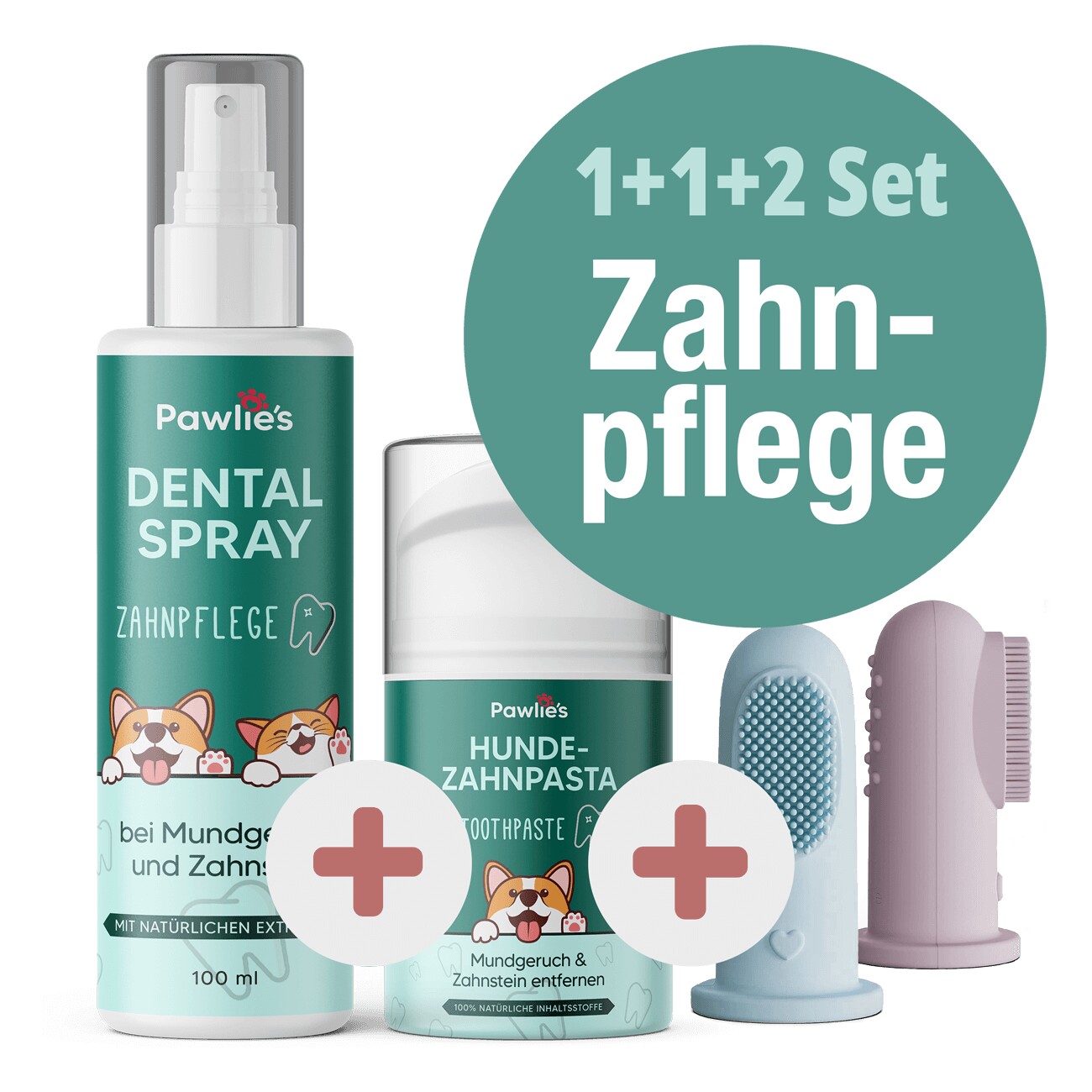 Pawlie's Zahnpflege-Set