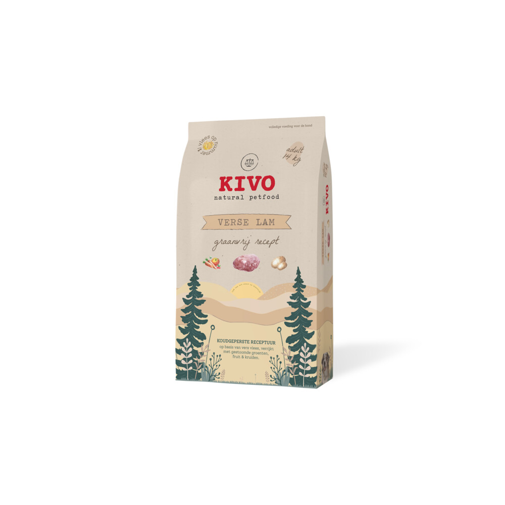 Kivo Verse Lam Graanvrij14 kg