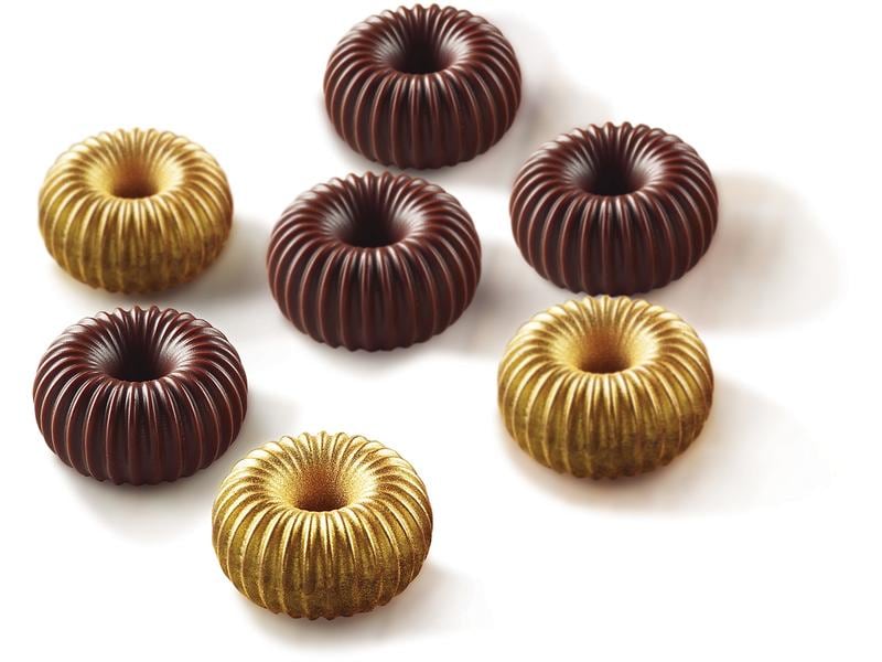 Silikomart Pralinenform Krone Form für Pralinen