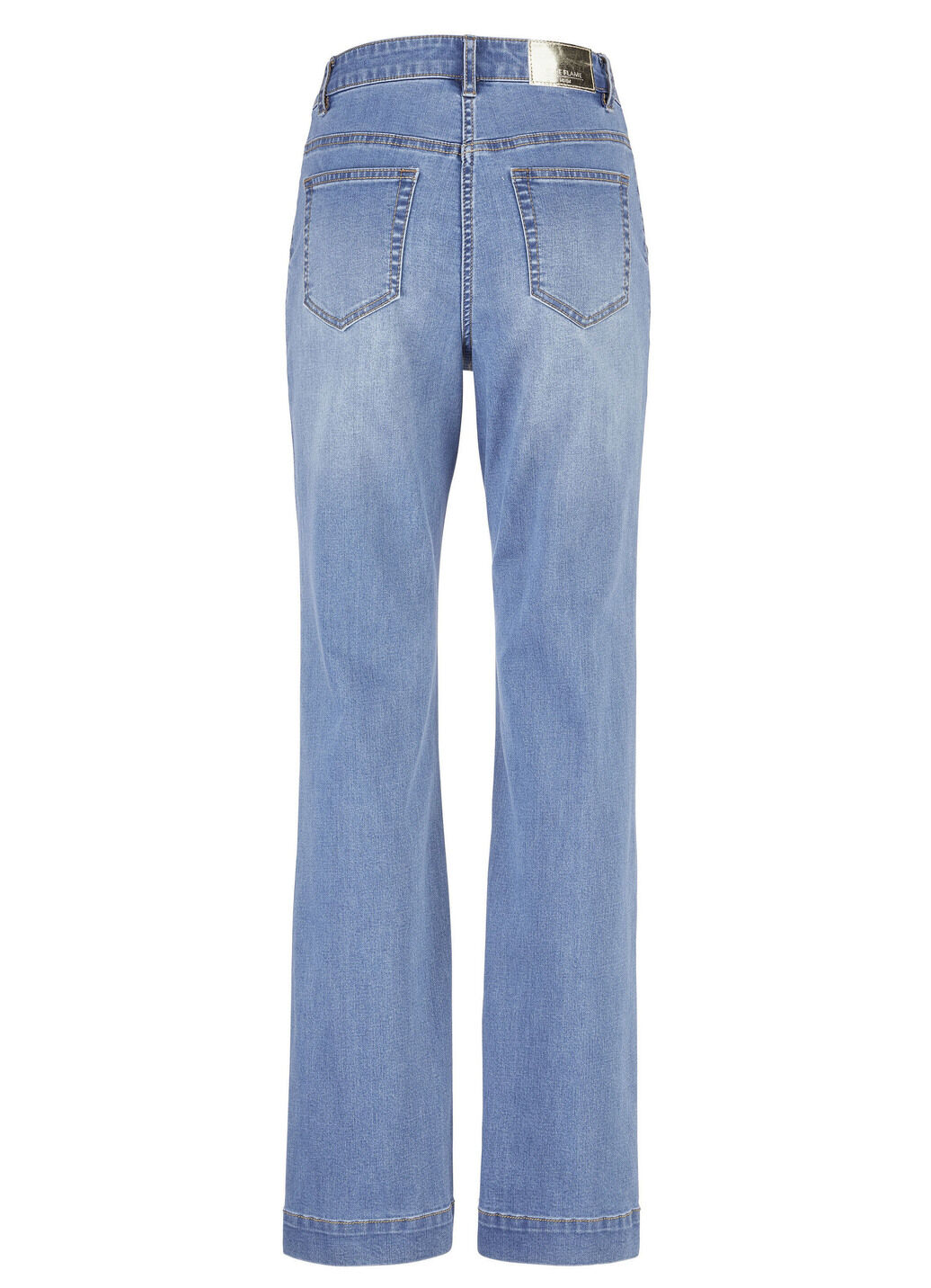 Jeans mit trendigen Zierknöpfen