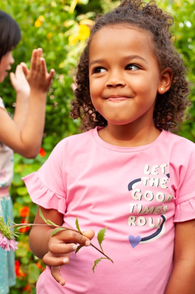 Jubel Jubel t-shirt - Rolling into Spring roze