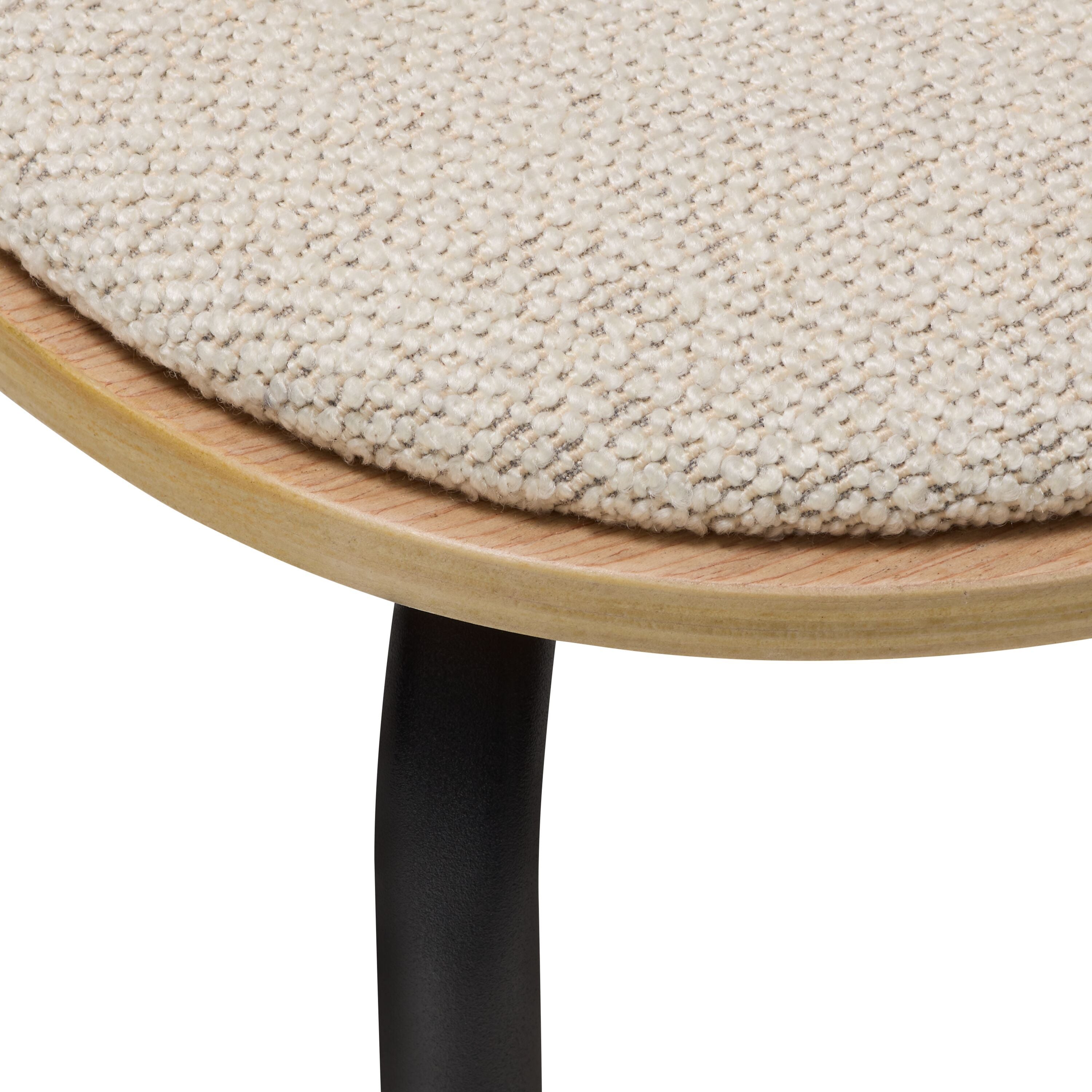 LENZO Stuhl - Beige / B: 49.0 cm x T: 52.0 cm x H: 82.0 cm