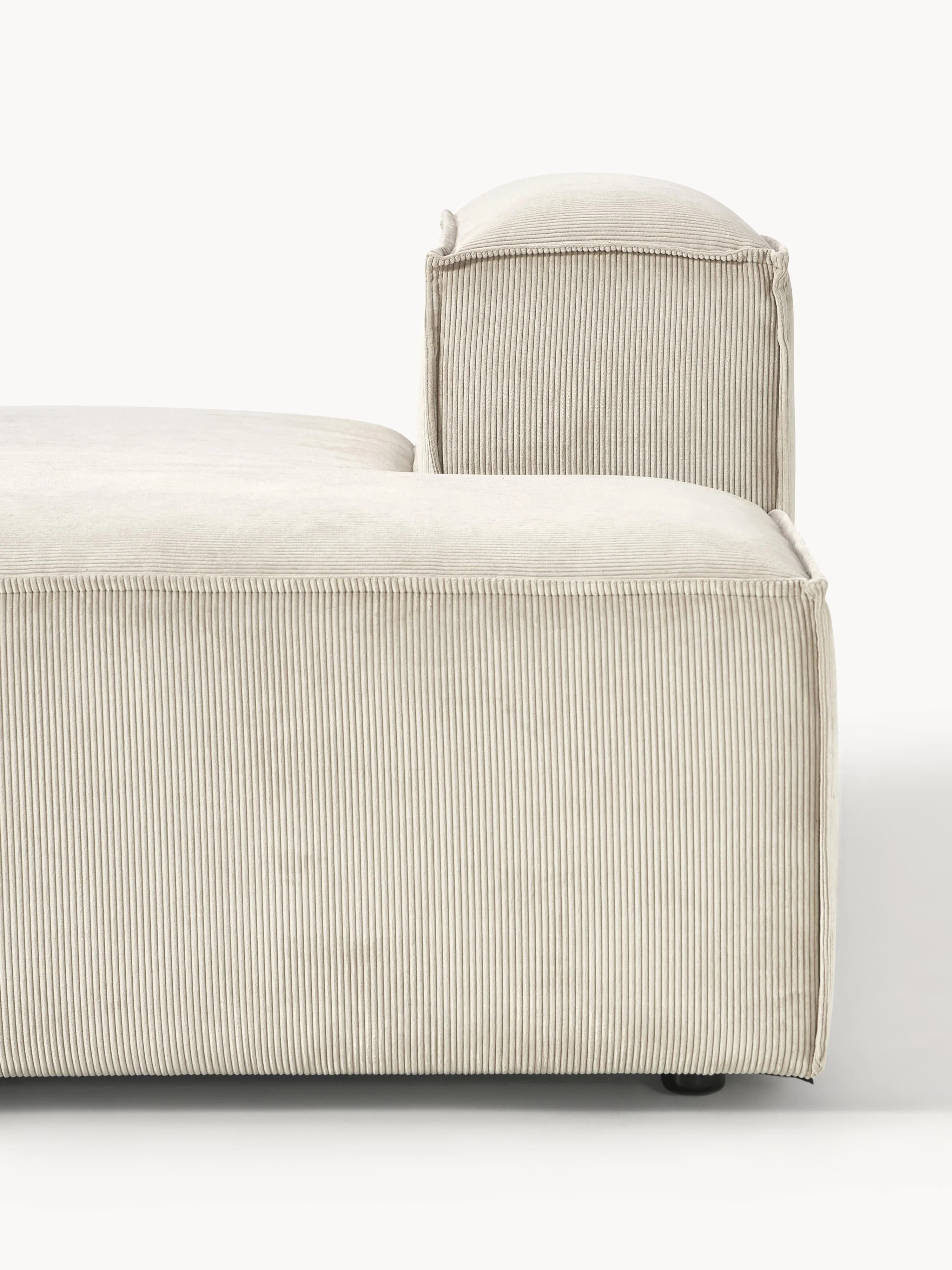 Chaise longue module Lennon van corduroy