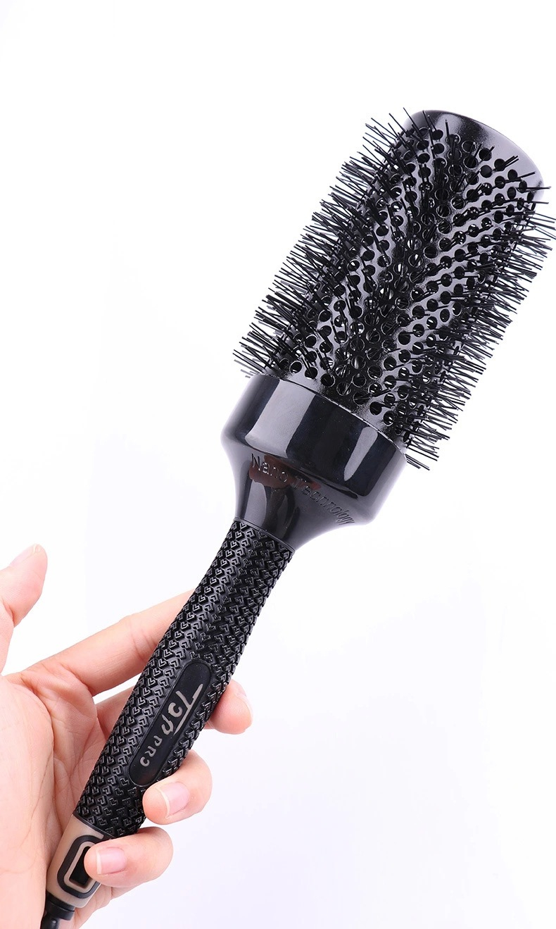 (Ø53mm) Haar Styling Rund Bürste Haarbürste Lockenbürste - Schwarz