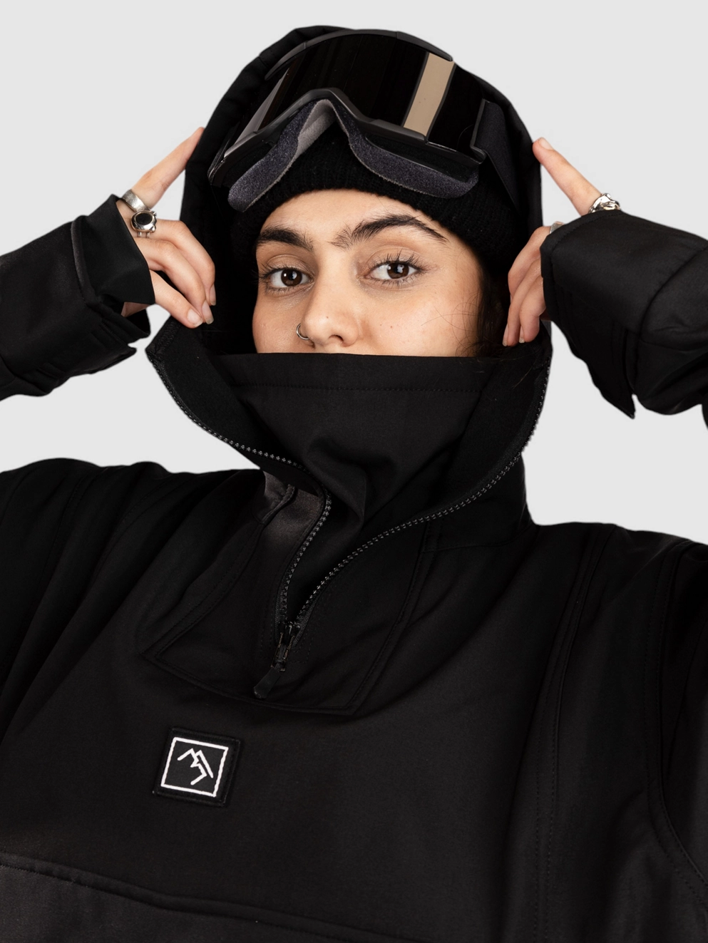 Brethren Apparel Access Anorak darkside black