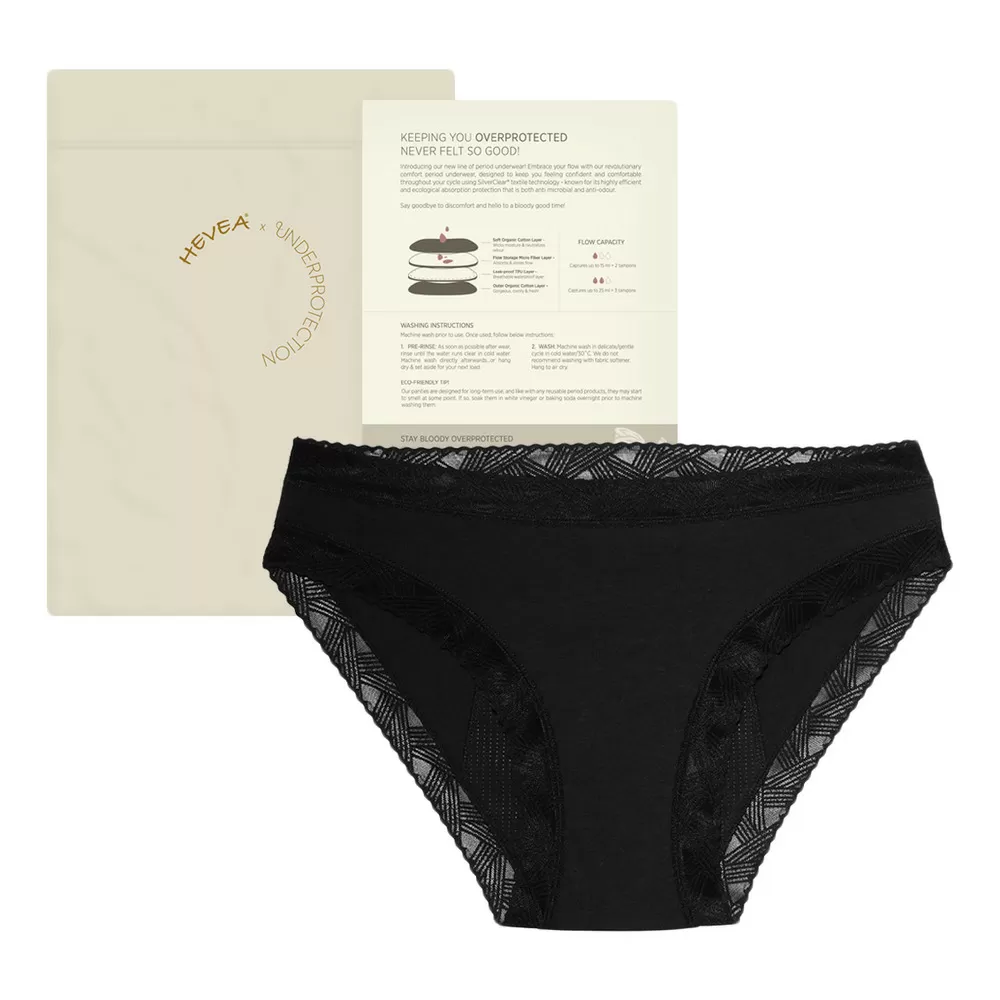 Hevea Menstruationstrusser, Briefs - 1 stk.