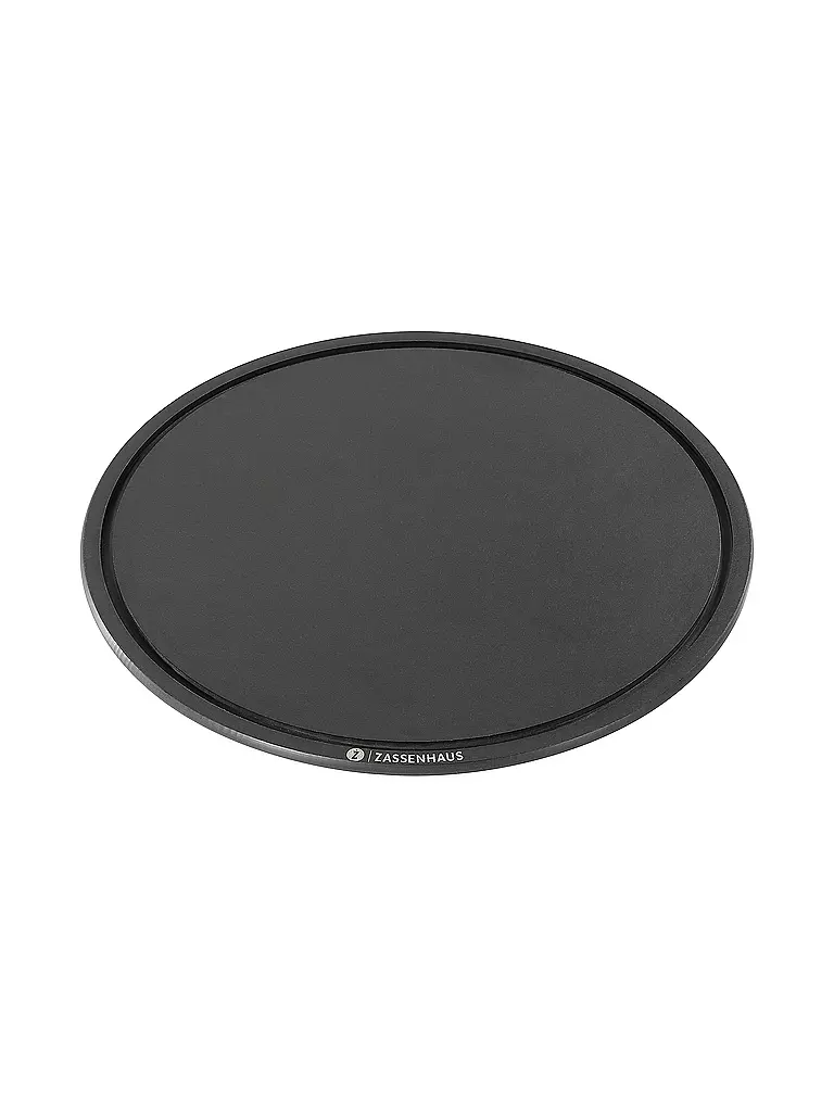 ZASSENHAUS COMFORT PLUS - Käseglocke mit Glasdeckel 28 cm schwarz