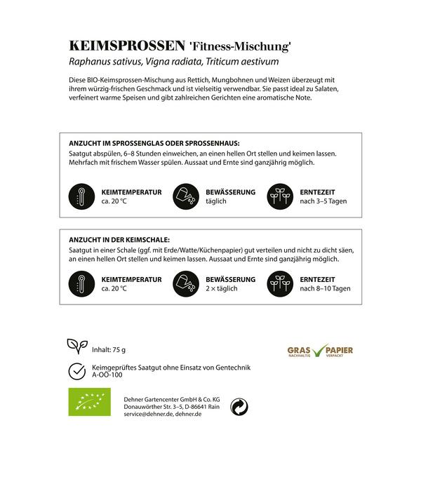 Dehner Bio-Keimsprossen 'Fitness-Mischung'
