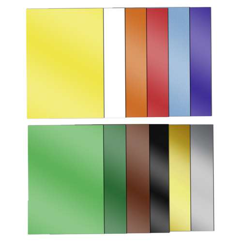 URSUS® Bastelmappe Glanzpapier gummiert 80 g/qm
