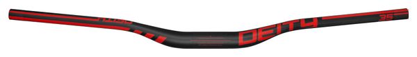 Cintre Deity Speedway 35 Carbone 810mm Noir Rouge