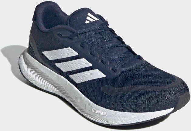 Adidas Performance Runfalcon 5 hardloopschoenen donkerblauw wit zwart