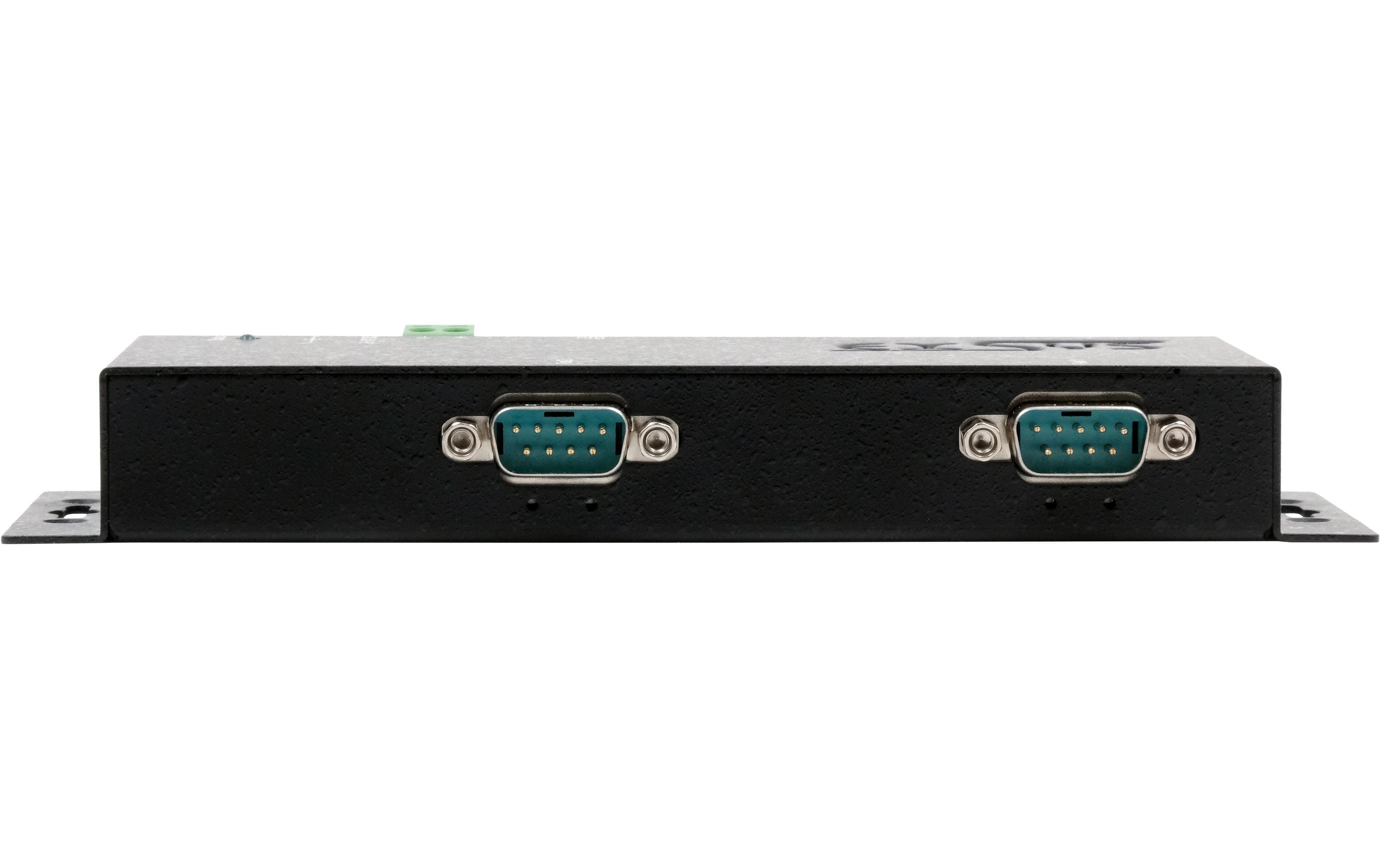 Serieller Geräteserver EX-6112-2 2-Port-RS-232<br>Ethernet zu 2x RS-232 port, inkl. 12V/3A Netzteil