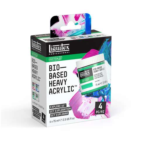 Liquitex® BIO-BASED HEAVY BODY Acrylfarbe, 4er-Sets