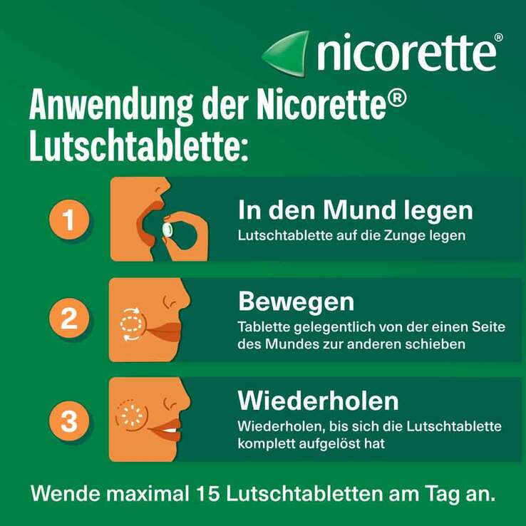 Nicorette Fruit 2 mg Lutschtabletten gepresst, 80 St