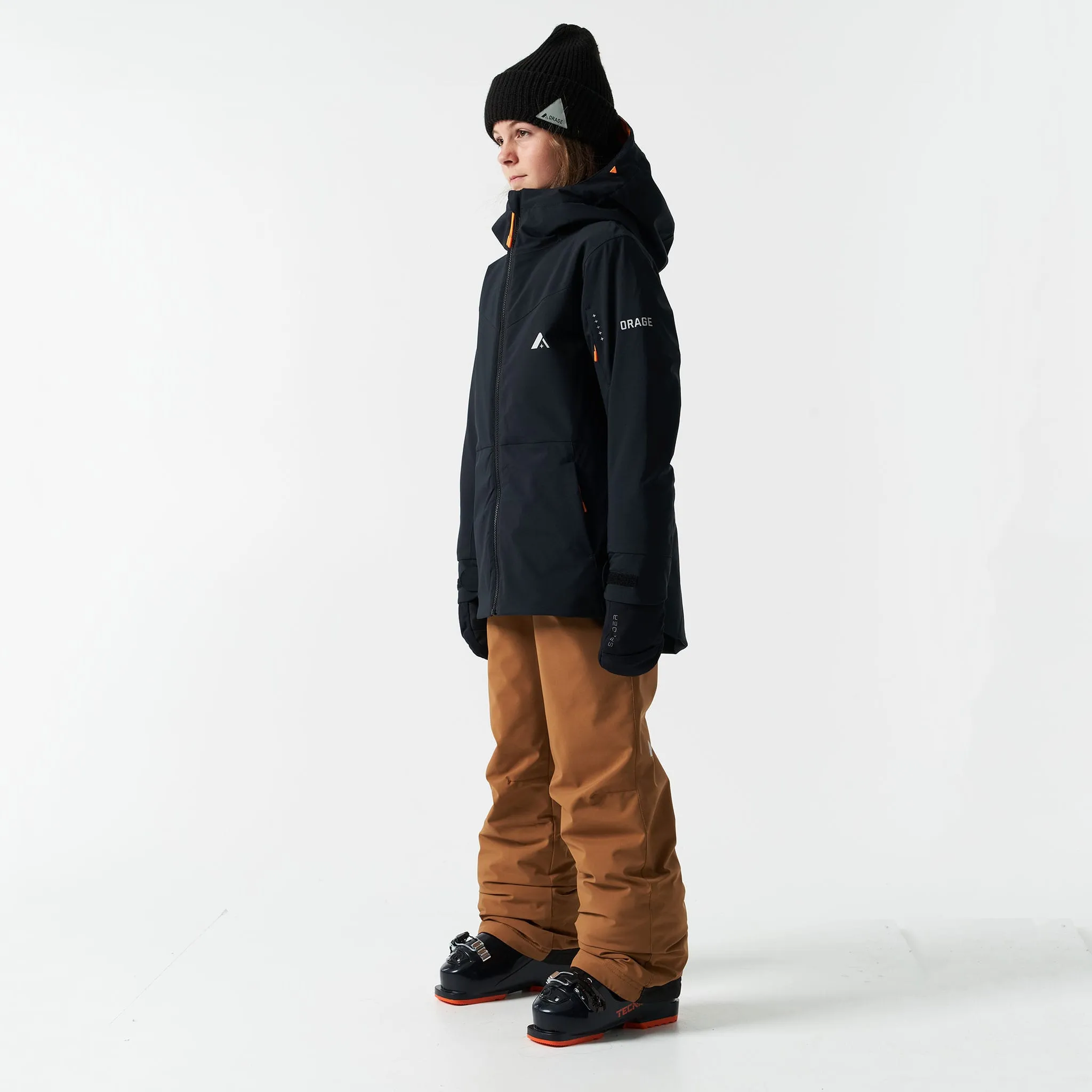 Orage Manteau Lola Noir 10-16ans