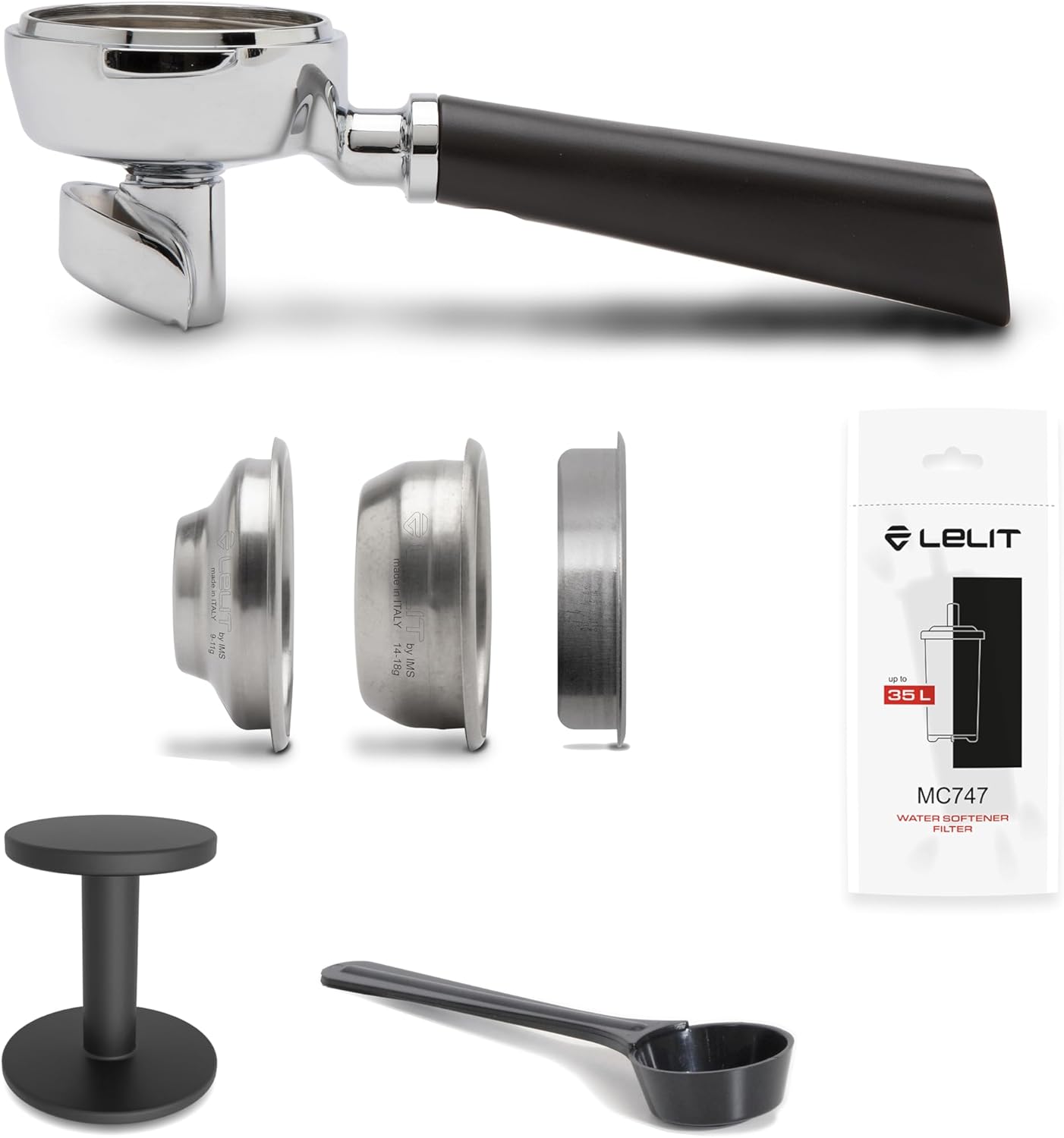 LELIT Kate Kaffeemaschine - Mit Milchaufschäumer und Mahlwerk - LCC Display für präzise Einstellungen - Silber