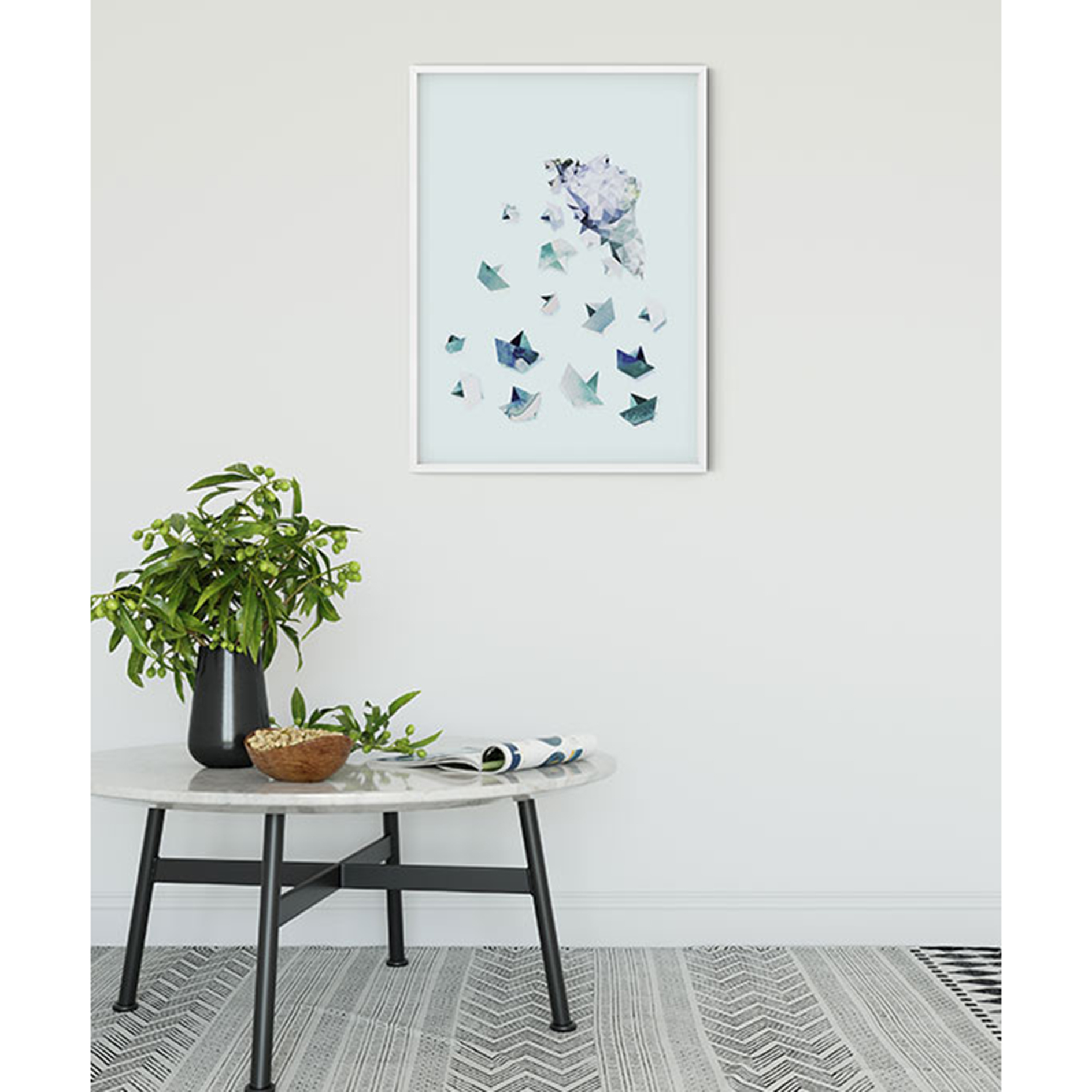 Wandbild MINDSET - bunt - 50x70 cm