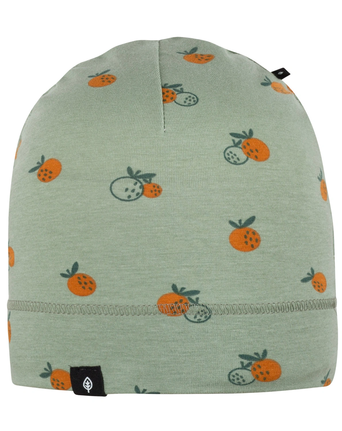 Jersey-Beanie ORANGEN in old green