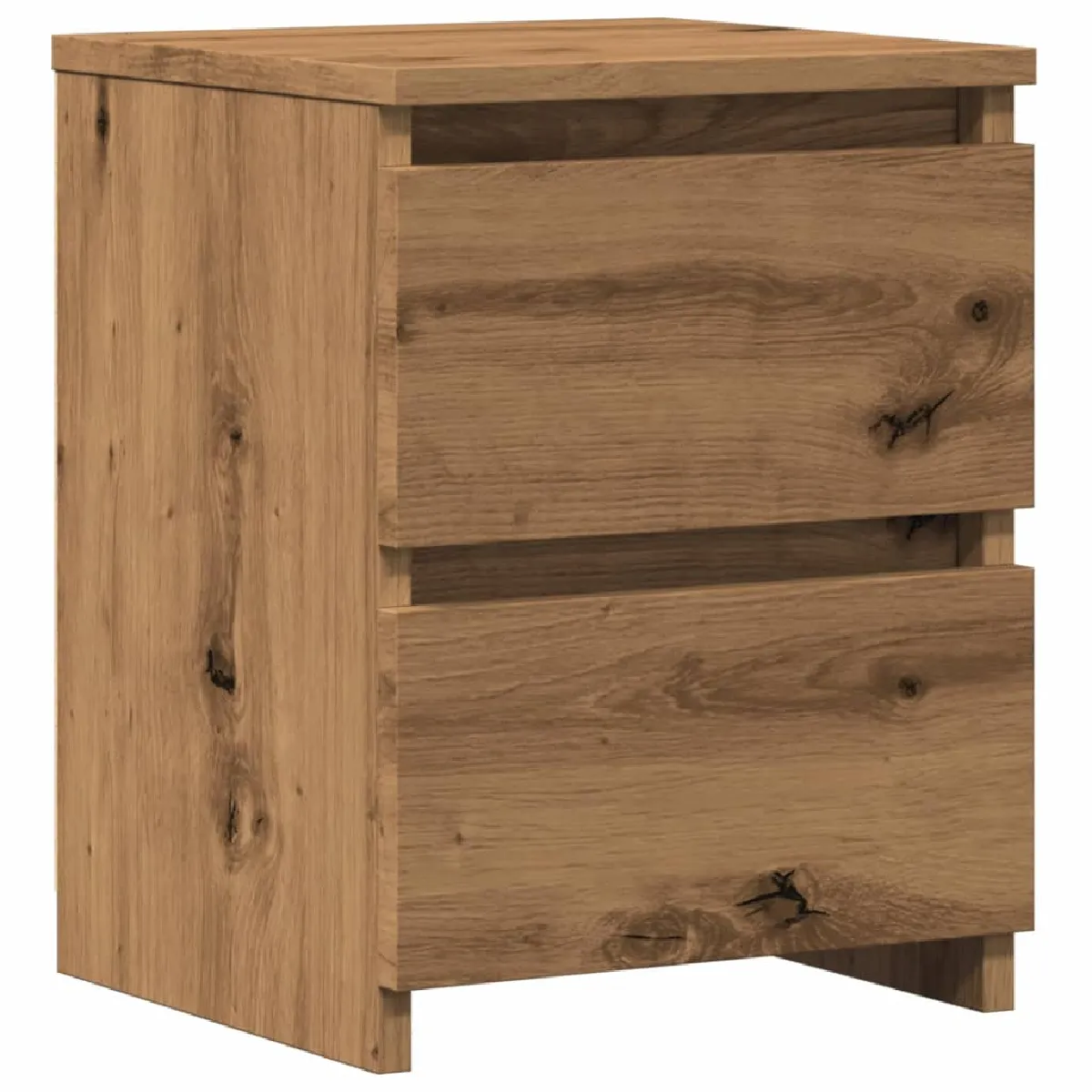 VIDAXL Table de chevet 30x30x40 cm - Chêne artisanal