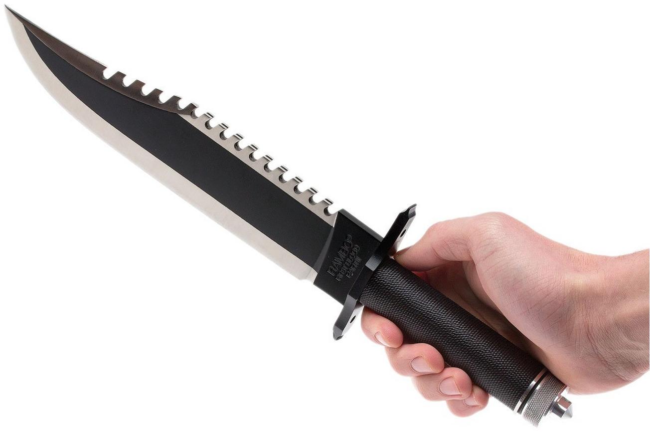 RAMBO knife First Blood Part II Standard Edition met survival kit, 9294