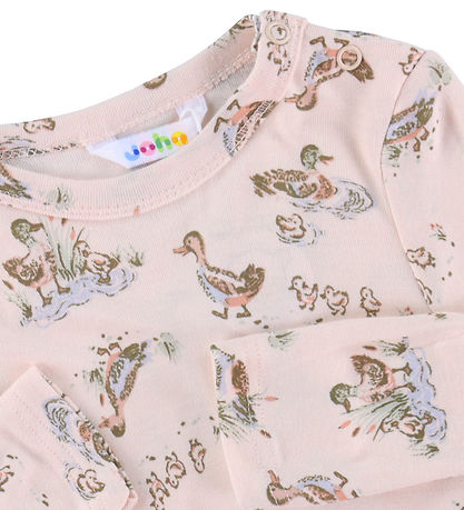 Joha Bluse - Bambus - Rosa m. Enten