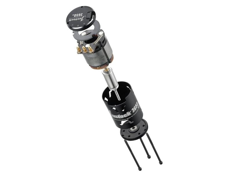 Hobbywing Brushless Sensored Motor Xerun Justock 3650 G2 21 1800kV Brushless Sensored Motor für Rock Cralwer im Massstab 1:10