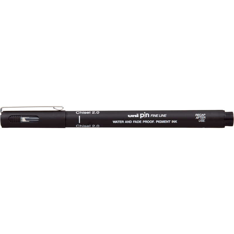 Uni-Ball Fineliner Pin, 2.0 mm, schwarz