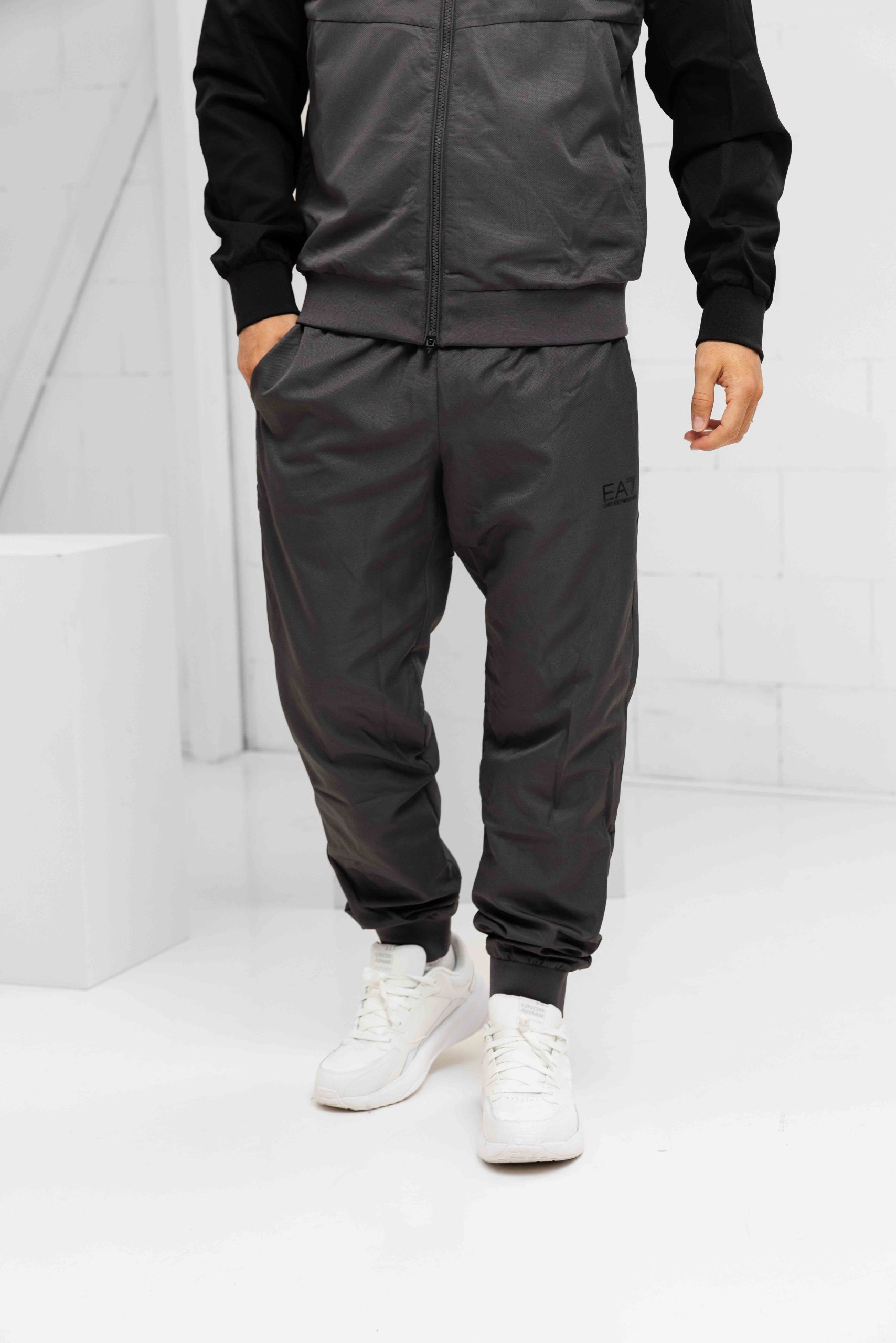 EA7 Emporio Armani 7M000642 Trainingspak Heren Grijs/Zwart
