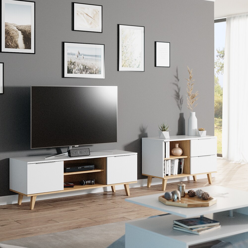 VICCO Kommode Nautica Sideboard weiß Eiche Anrichte Schrank Schublade Skandi