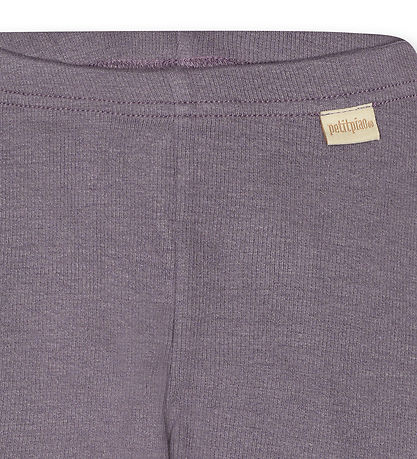 Petit Piao Leggings - Rib - Modal - Dusty Violett