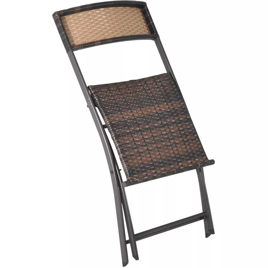 Outsunny Balkonmöbel als 3-teiliges Set kaffeebraun