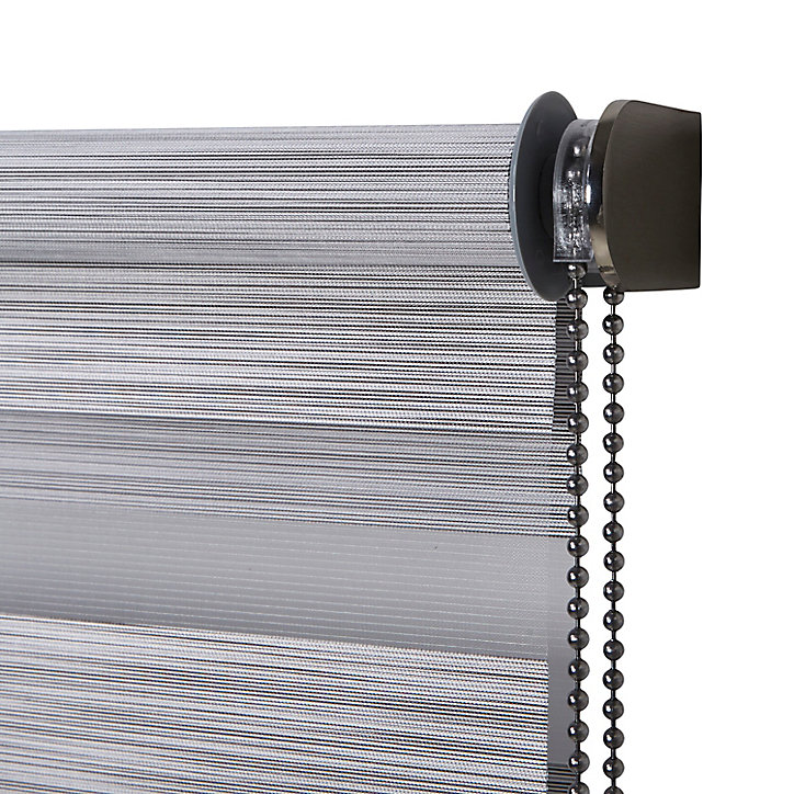Store enrouleur jour/nuit Colours Kala gris 60 x 240 cm