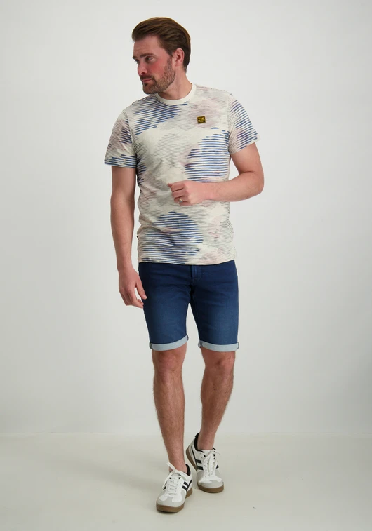 Petrol Denim short M-ROS-SHO001