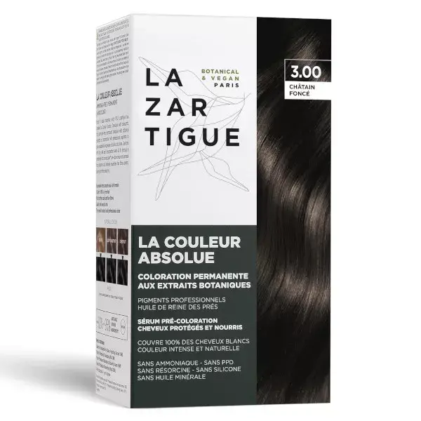Lazartigue Absolute Color Tinta para Cabelo Castanho Escuro 3.00