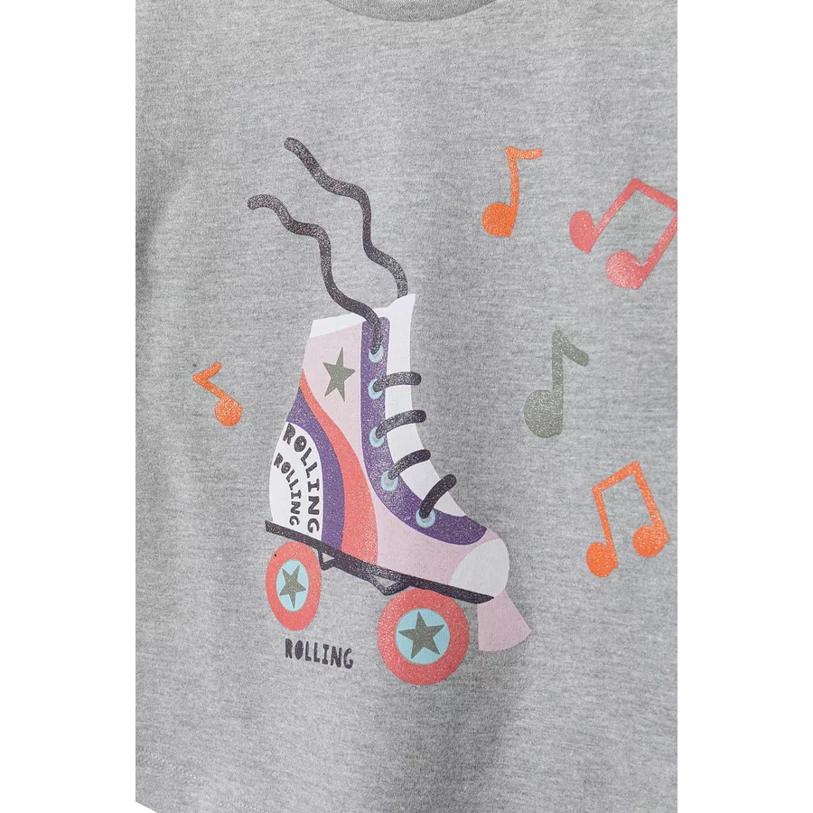 MINOTI Longsleeves Grau Meliert