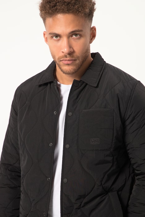 STHUGE Overshirt-Jacke, wattiert, Hemdkragen, bis 8 XL