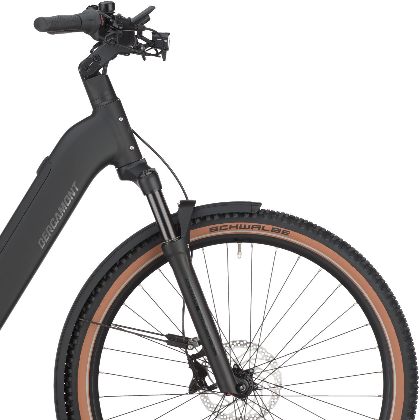 Bergamont E-Horizon SUV 20 Belt Wave E-Trekkingrad black matt