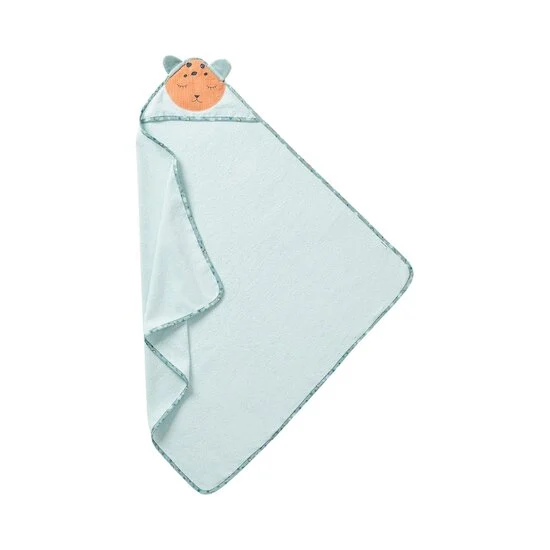 Au cœur de la jungle Cape de bain en éponge   Green Morning        75 x 75 cm   de               Petit à petit