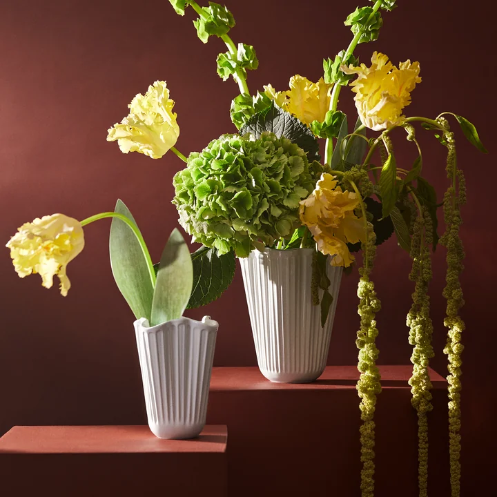 Kähler Design - Hammershøi Unfold Vase, H 16,5 cm, weiss