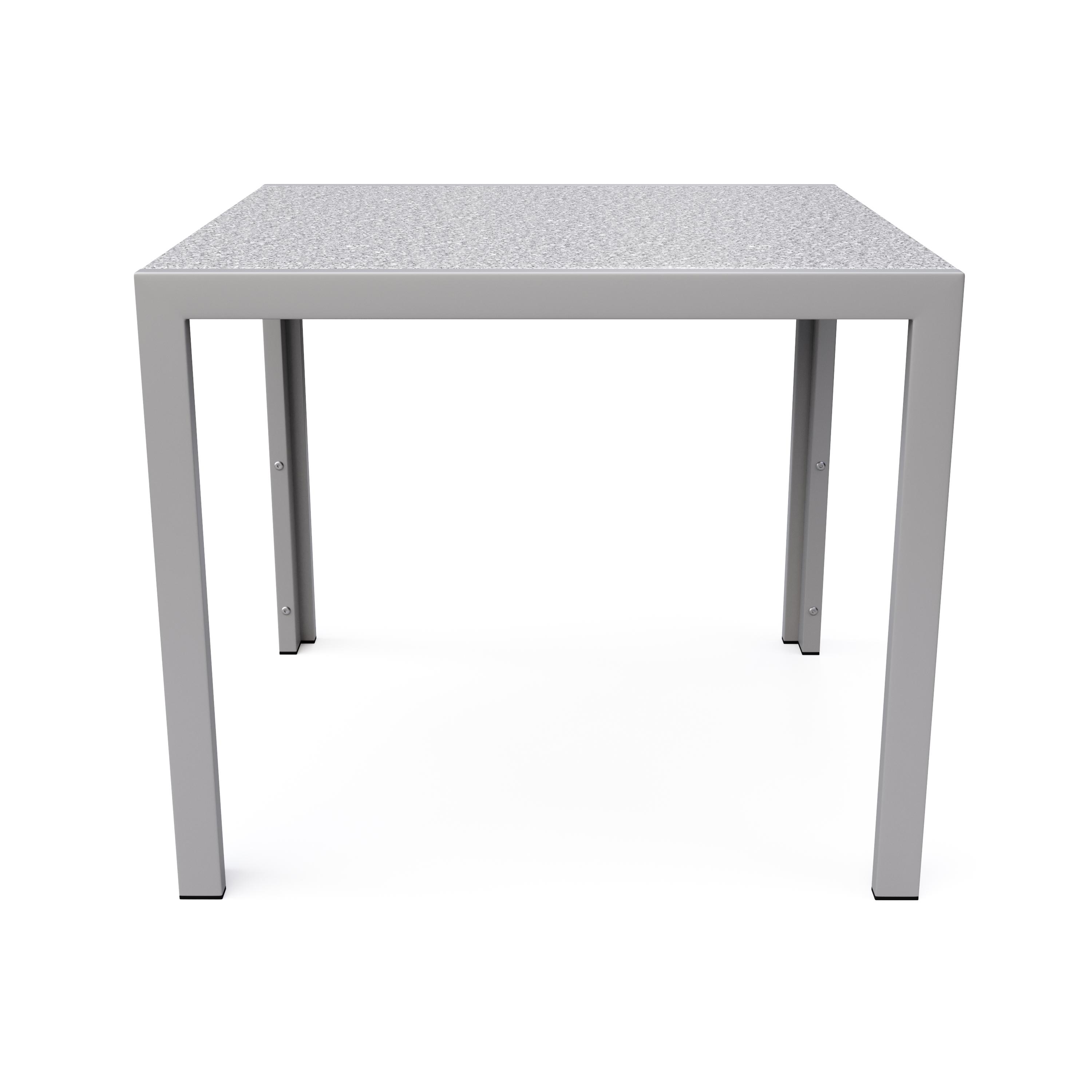 Granittisch 80 x 80 x 75 cm grau