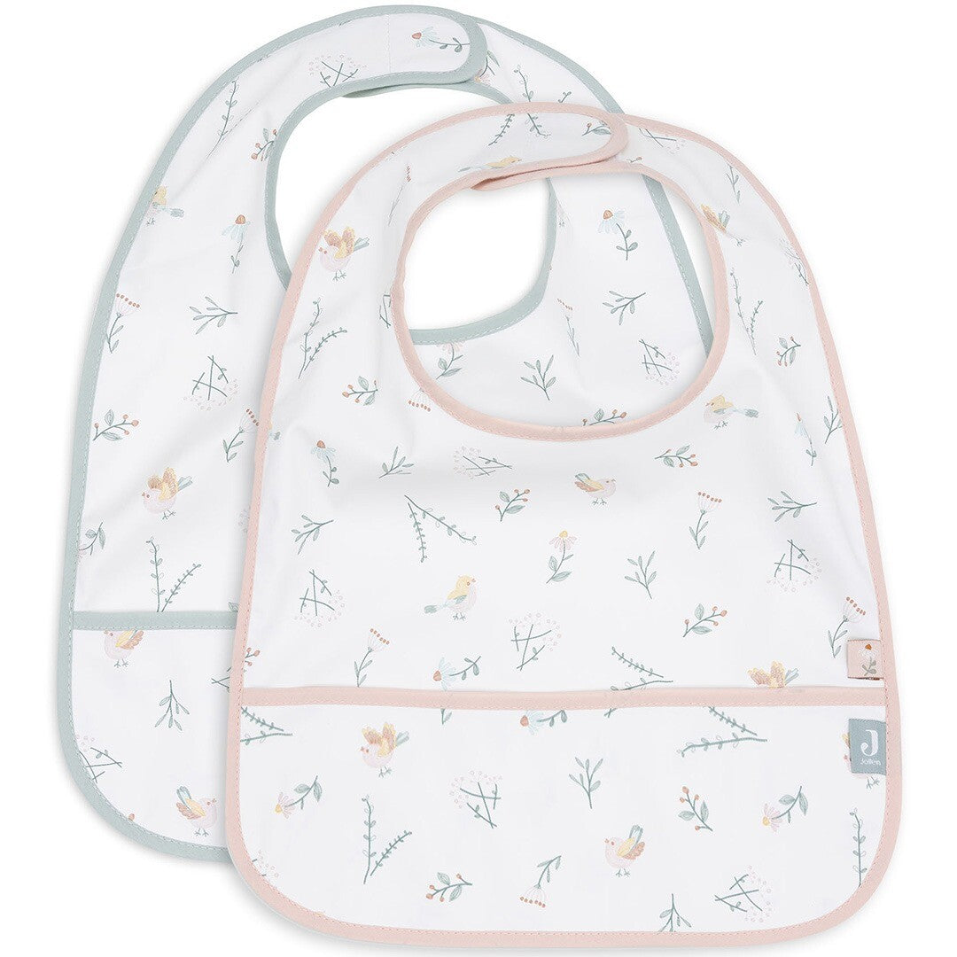 Jollein slabbetje waterproof lovely birds - 2st