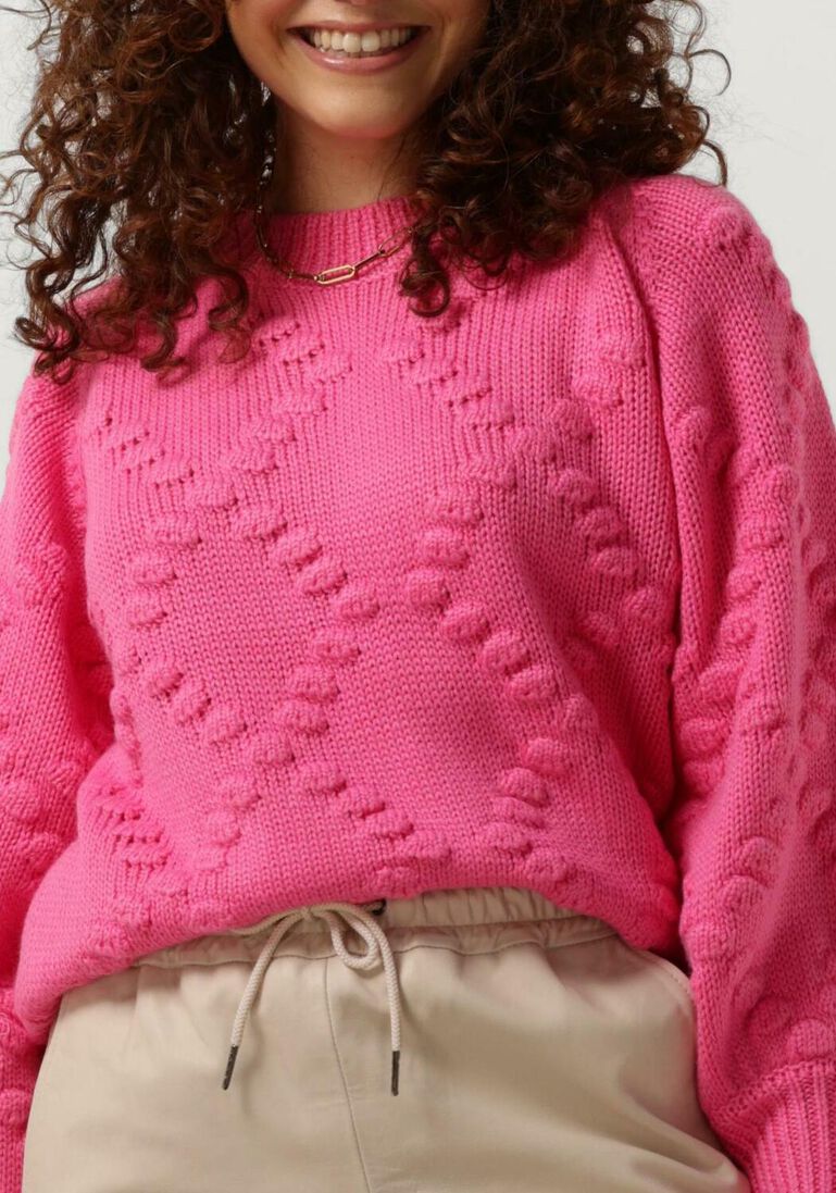 CO\\'COUTURE roze co'couture trui bubble knit