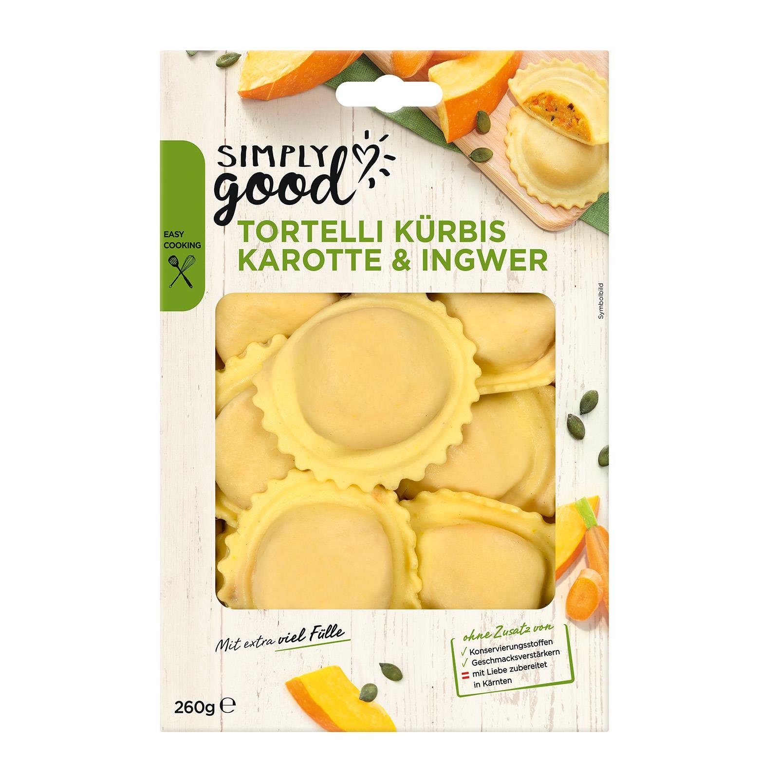 Simply Good Tortelli Kürbis