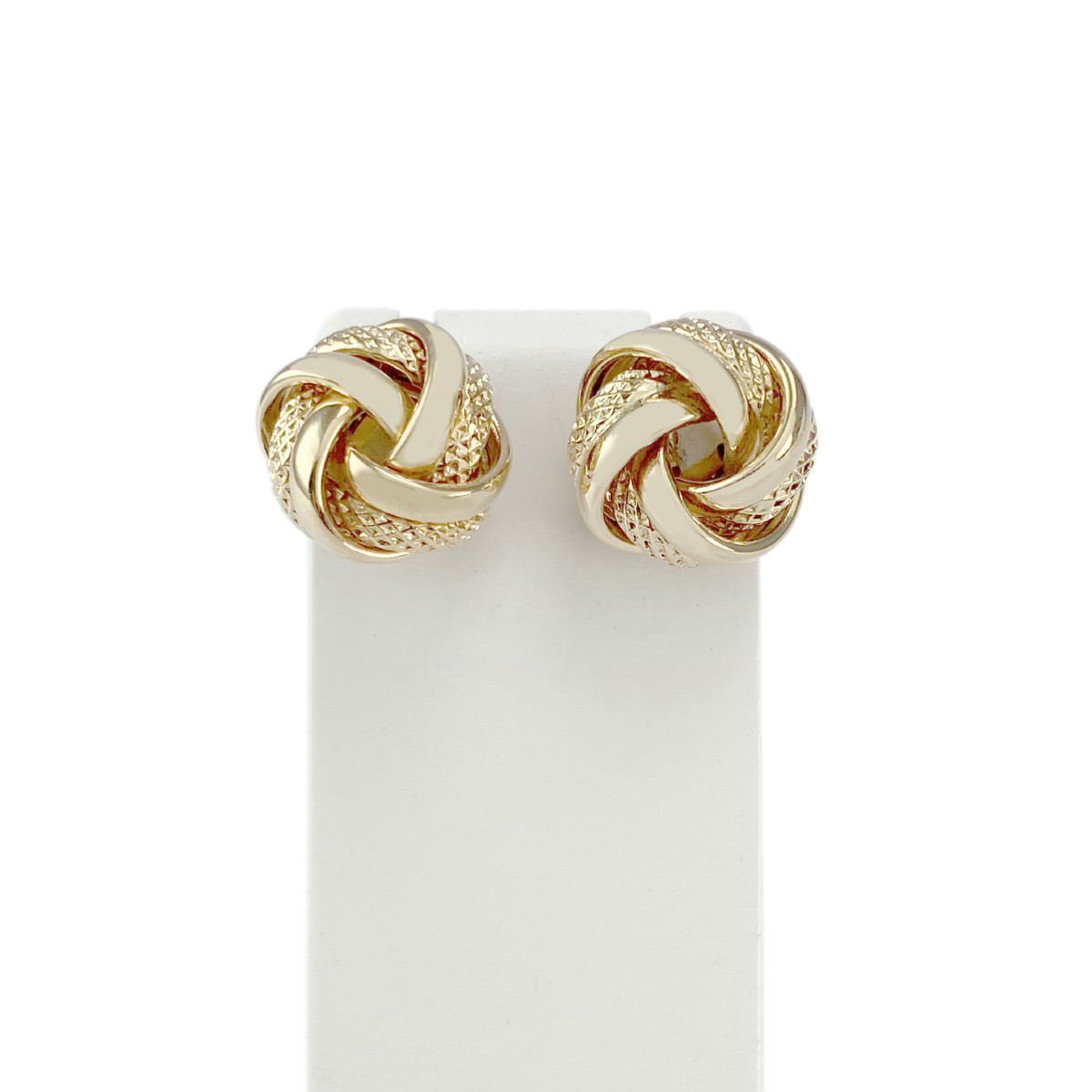 Boucles d'oreilles d'occasion or 750 jaune