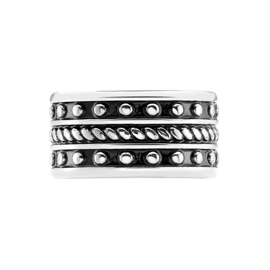 Bague Alban Argent Blanc