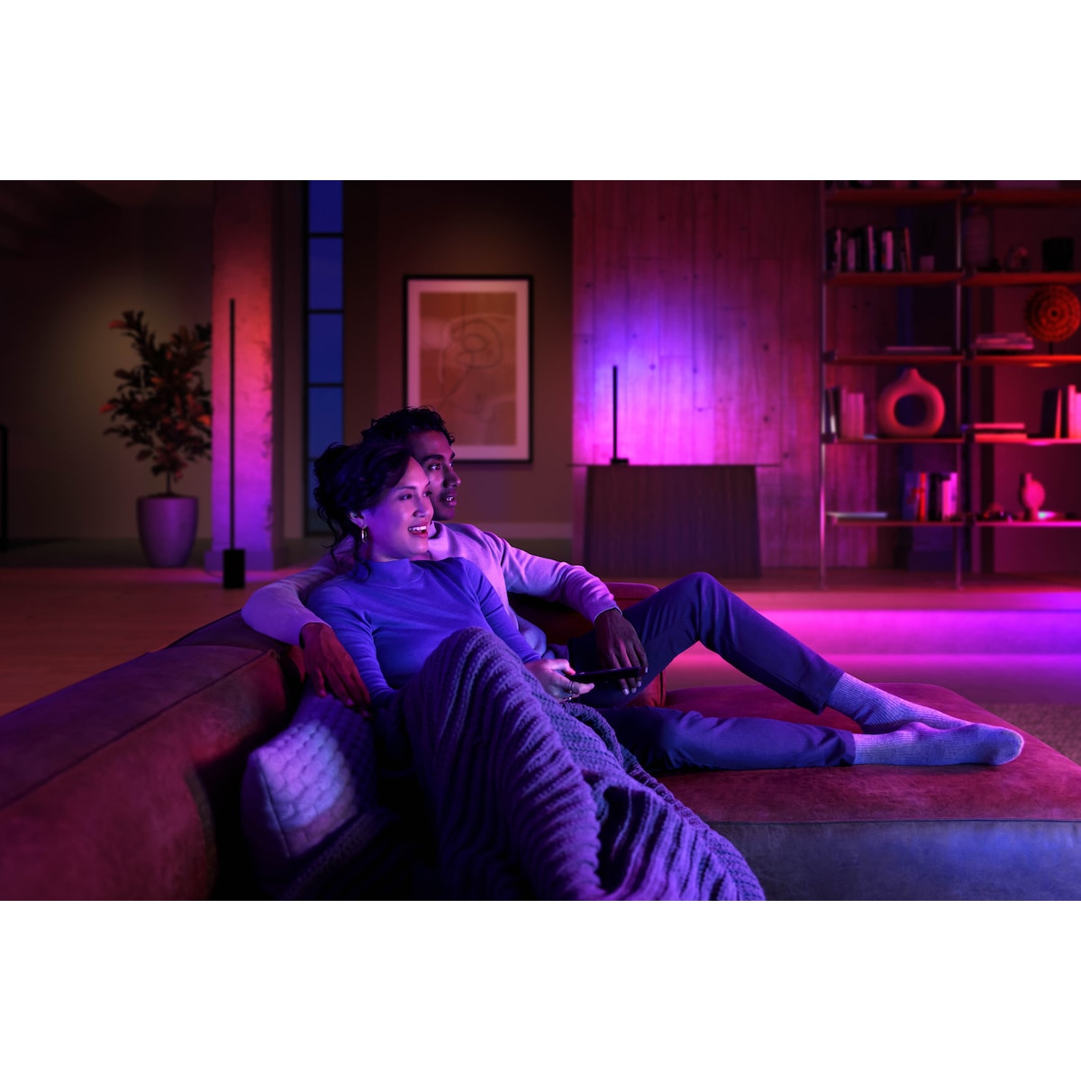 Philips Hue Gradient Signe gulvlampe (sort)